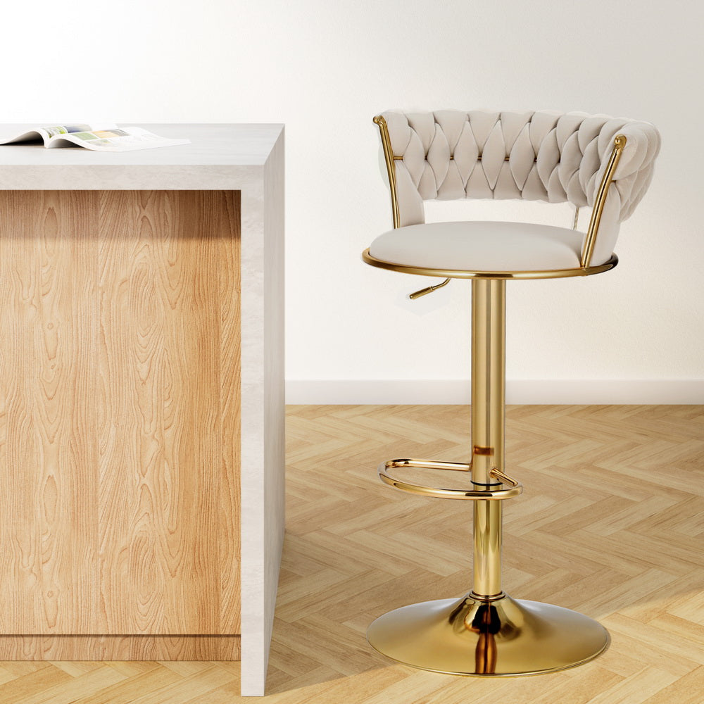Vivien Bar Stool | Ivory - -