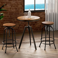 Emosin Bar Table Set | Brown - - bar table set brown