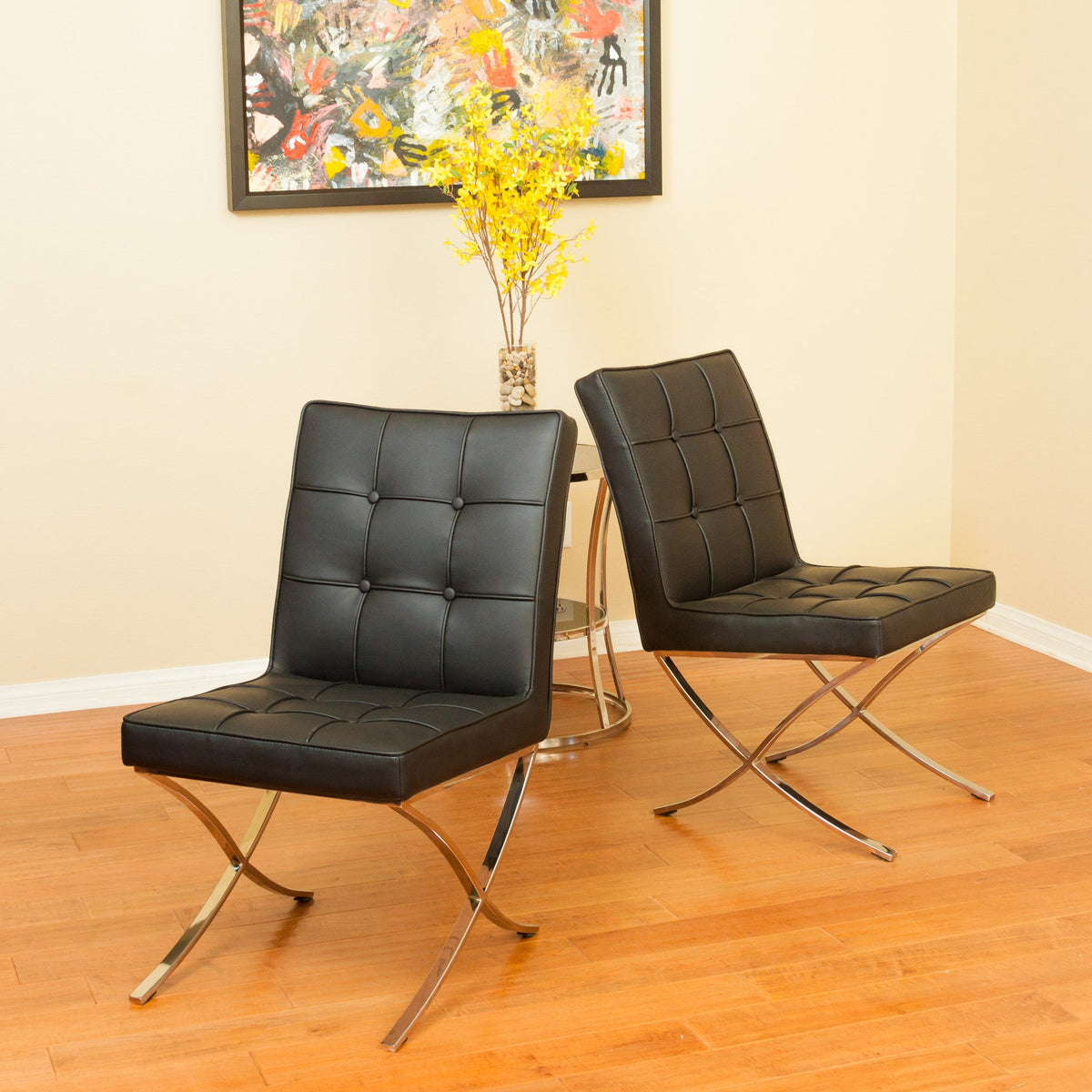 Nekida Modern Dining Chair | Black - -