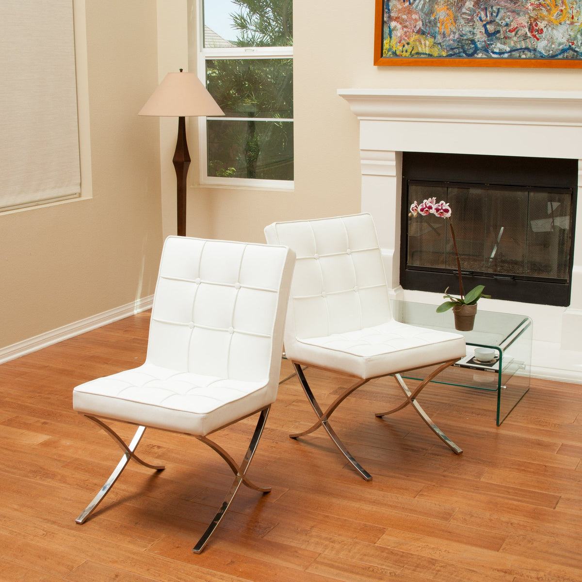 Nekida Modern Dining Chair | White - - Chair