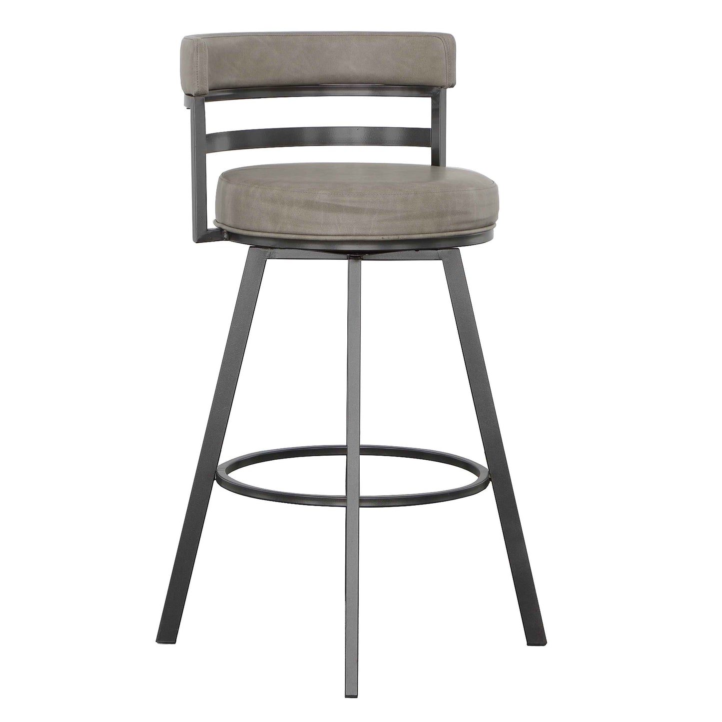 Gene Swivel Bar Stool | 1 Piece | Dark Gray - Default -