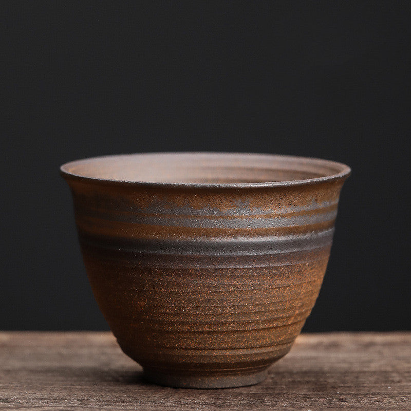 Japanese Handmade Retro Tea Cups - Mingyuan - ceramic cups