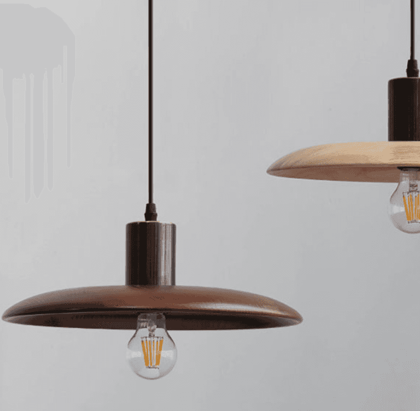 Venner Pendant Light Fixture - - brown Pendant Wood