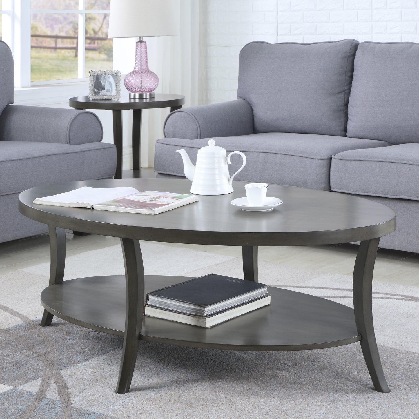 Troy Coffee Table | Gray - Default - tables