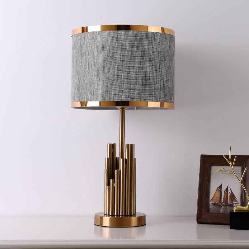 Bedside Decoration Table Lamp - Grey - Table