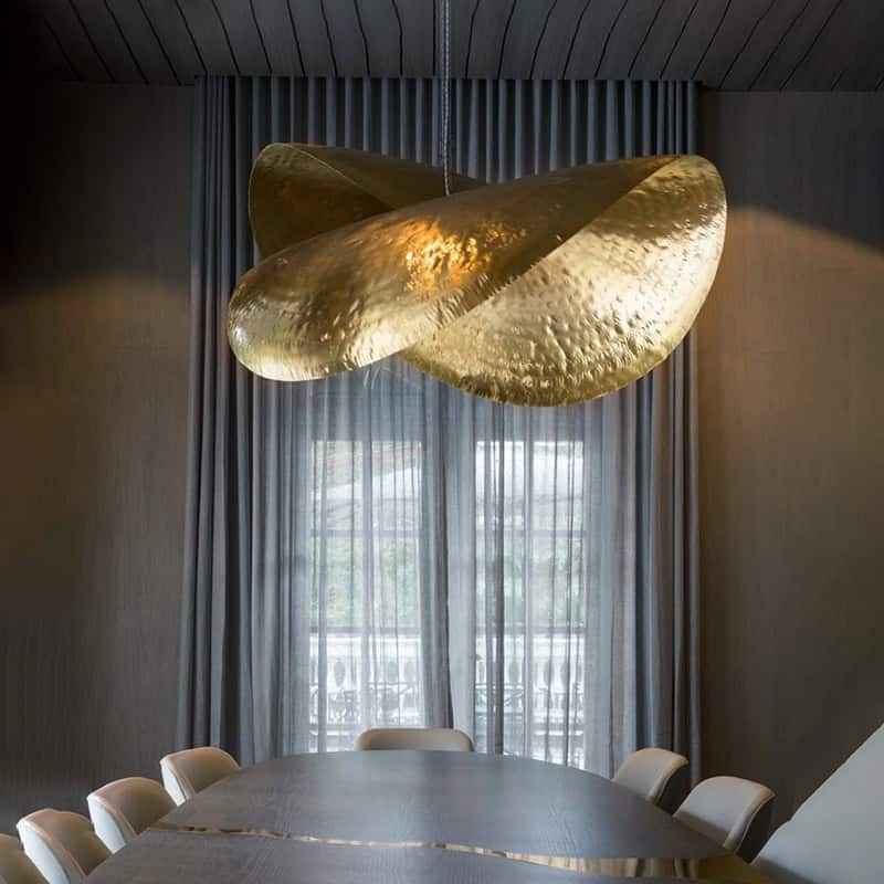 Nasun Pendant Light Fixture - Default Title - gold Pendant