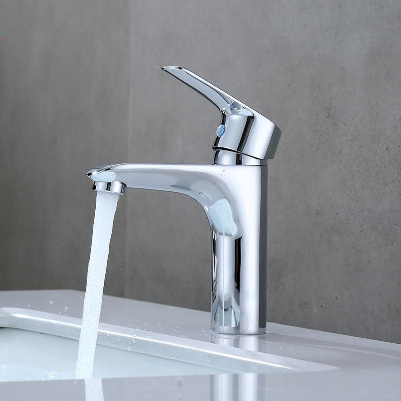 Peremba Single-Handle Bathroom Faucet - Silver-Chrome - chrome chrome silver silver single handle