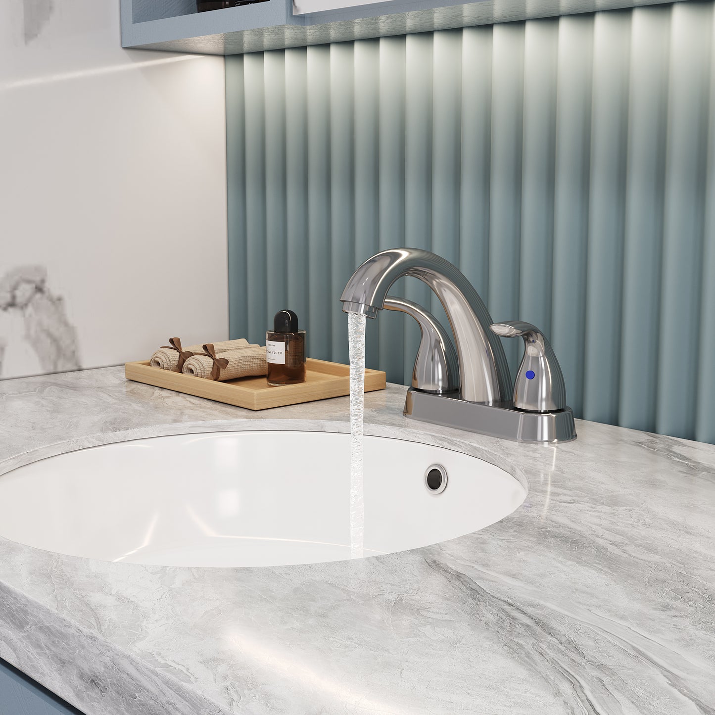 Phagos Centerset Bathroom Faucet | Chrome - Default - bathroom faucets