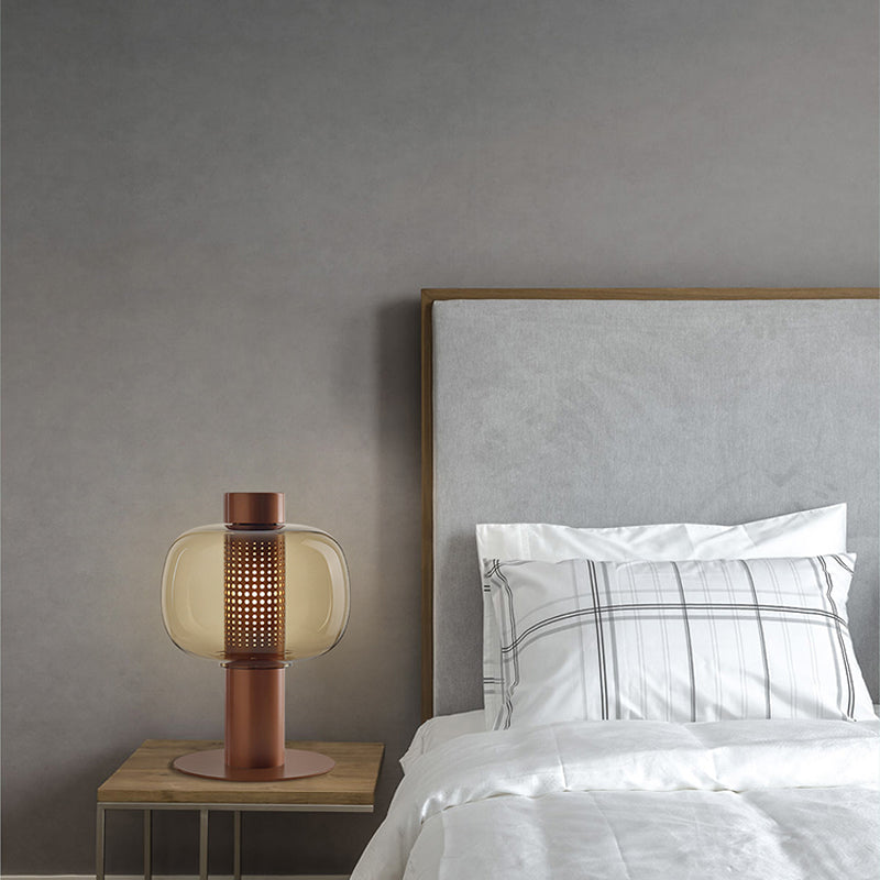 Pacrio Table Lamp - Cognac Shade US - light fixture table lamp