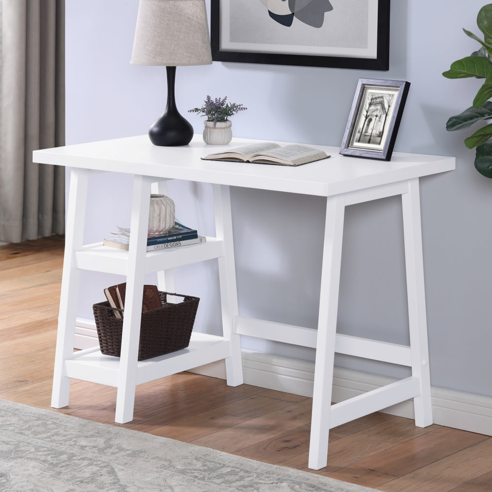 Redina Writing Desk | White - - desk office white
