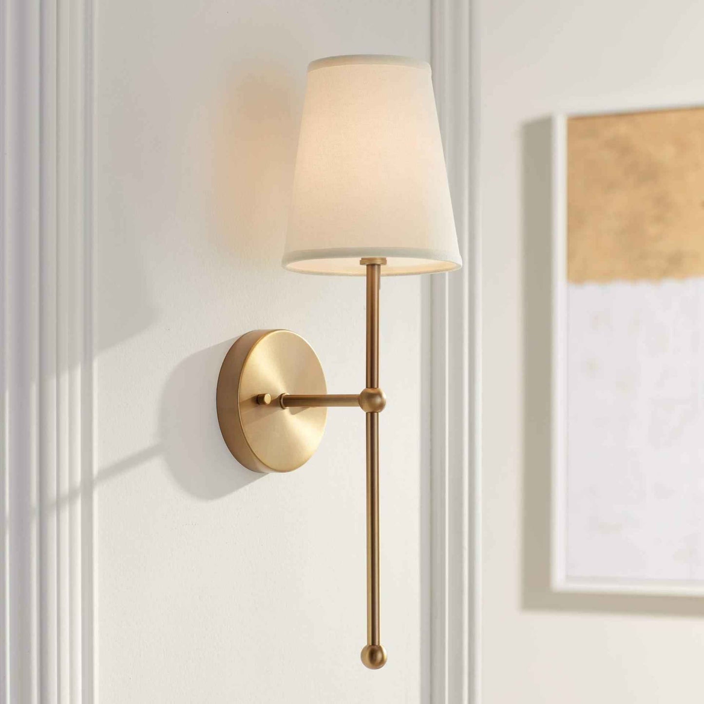 Euncta Wall Light - Gold - light fixture wall light