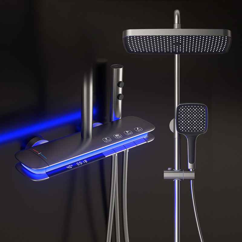 Azulite Shower Faucet Set - - black digital shower set