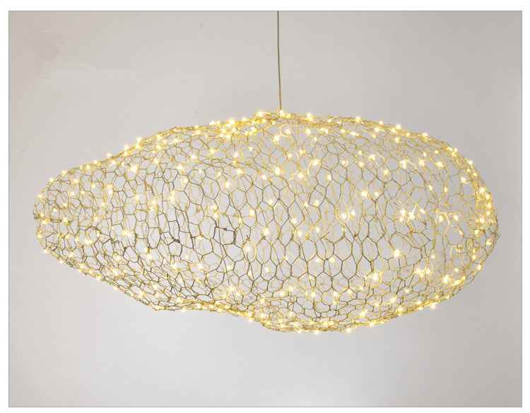 Purota Chandelier Light Fixture - - Chandelier gold white