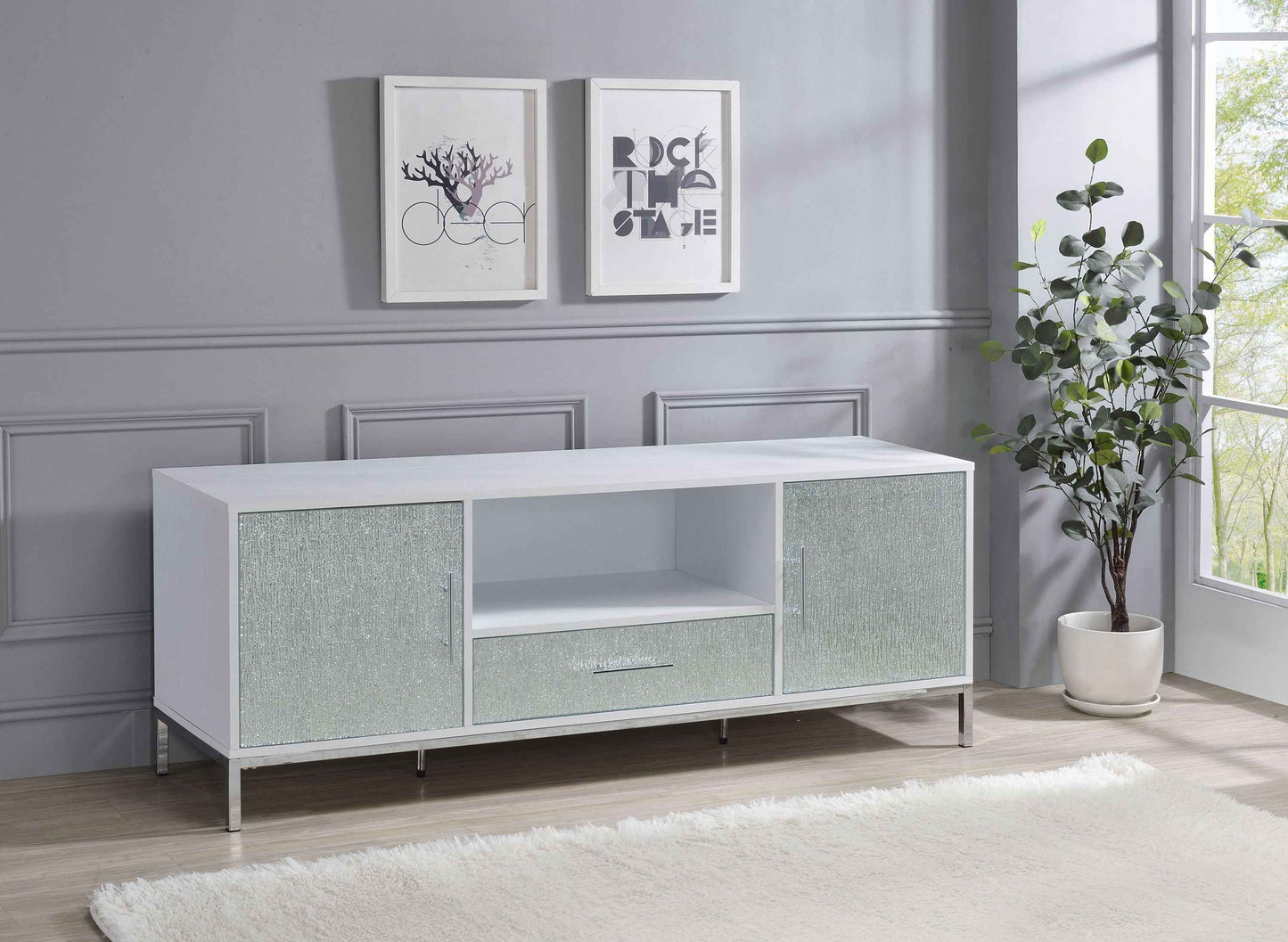Dushol TV Cabinet | White - Default - tv console