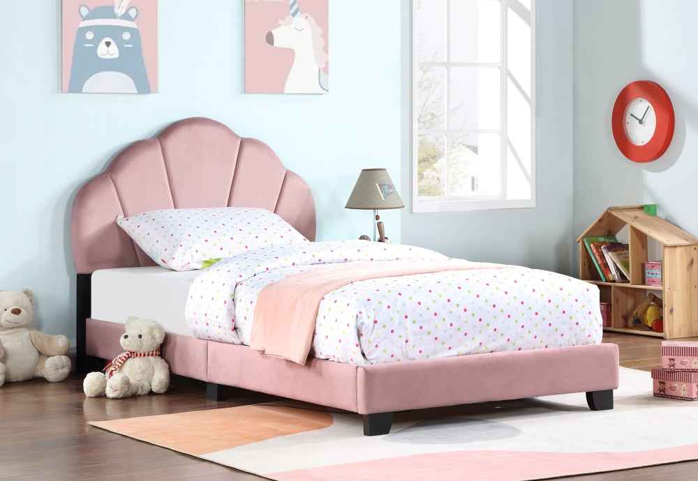 Eafron Twin Size Teen Bed | Pink - Default - beds