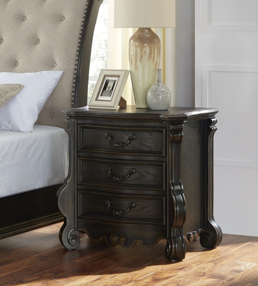 Rhapsody Vintage Nightstand | Dark Brown - Default - nightstand
