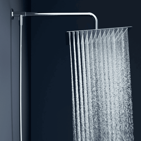 Ponte Shower Faucet Head - - shower head silver