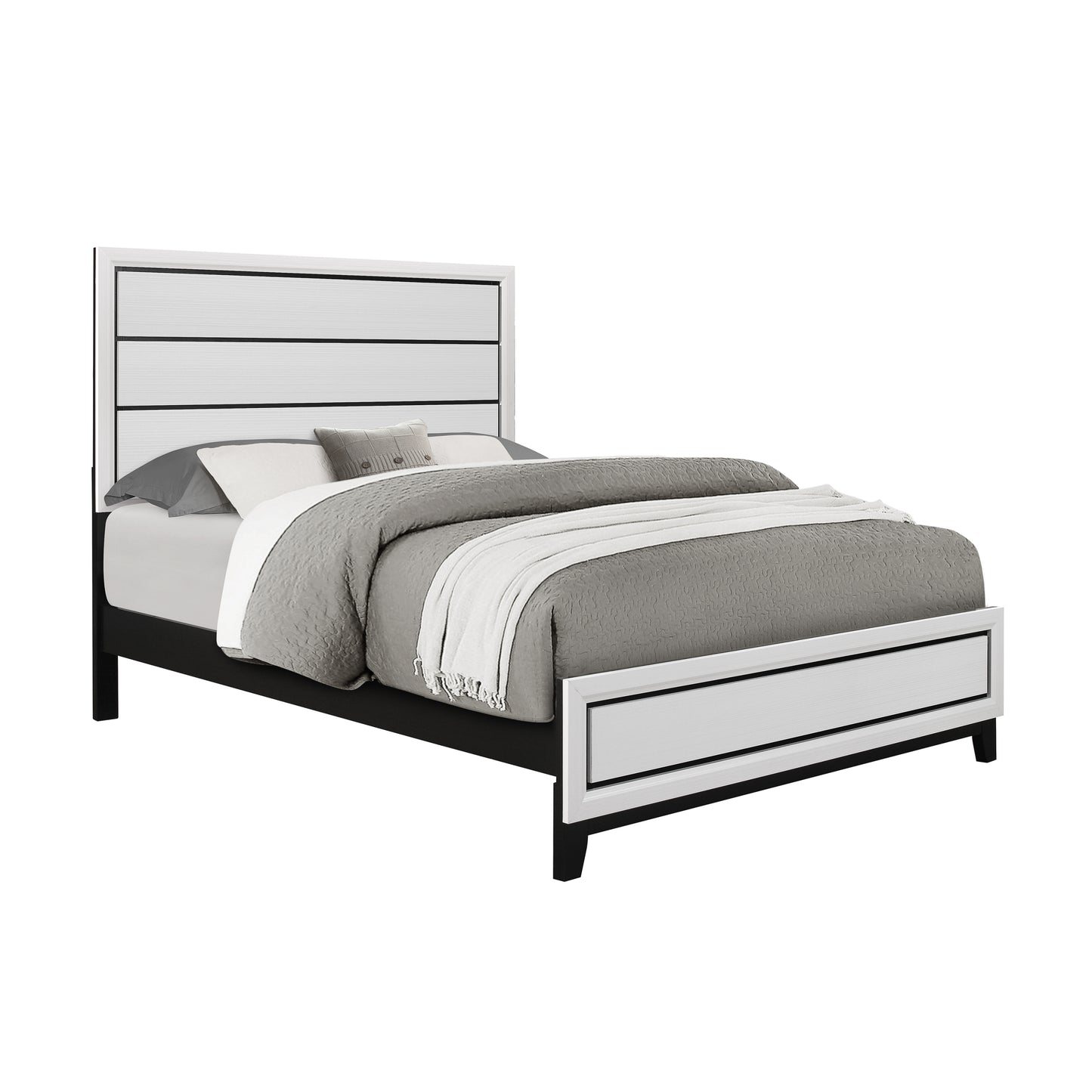 Mirage Queen Bed | White - Default - beds