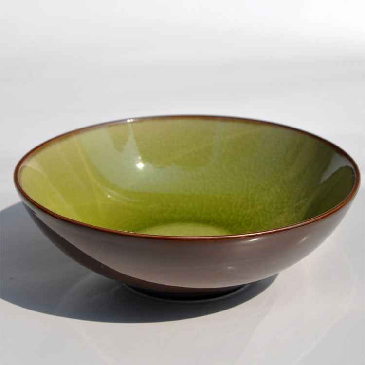 Chinese Style Ceramic Bowl - Light Green - Ceramic green light green Plate Tableware