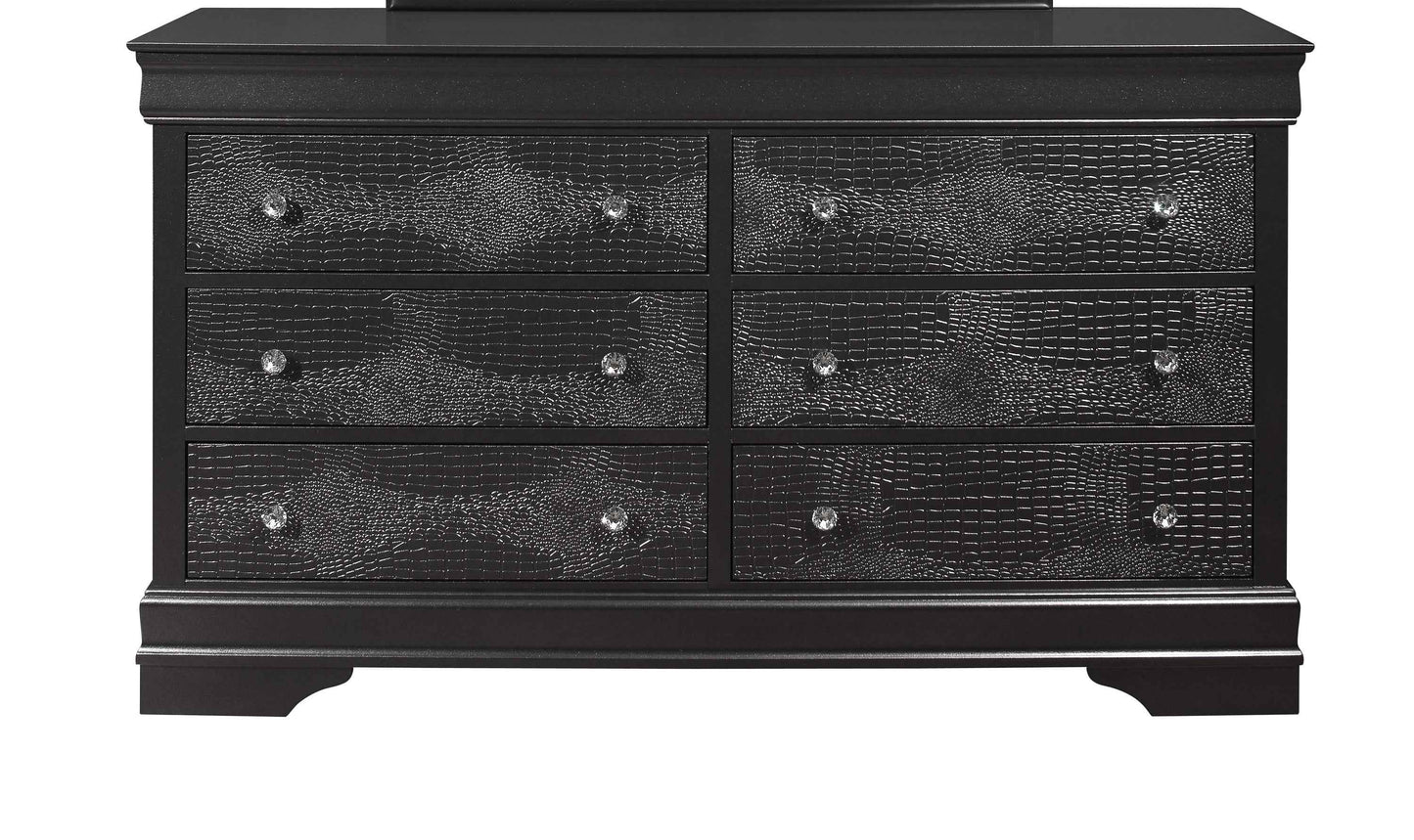 Donop Wide Dresser Cabinet | Metallic Grey - Default - dresser