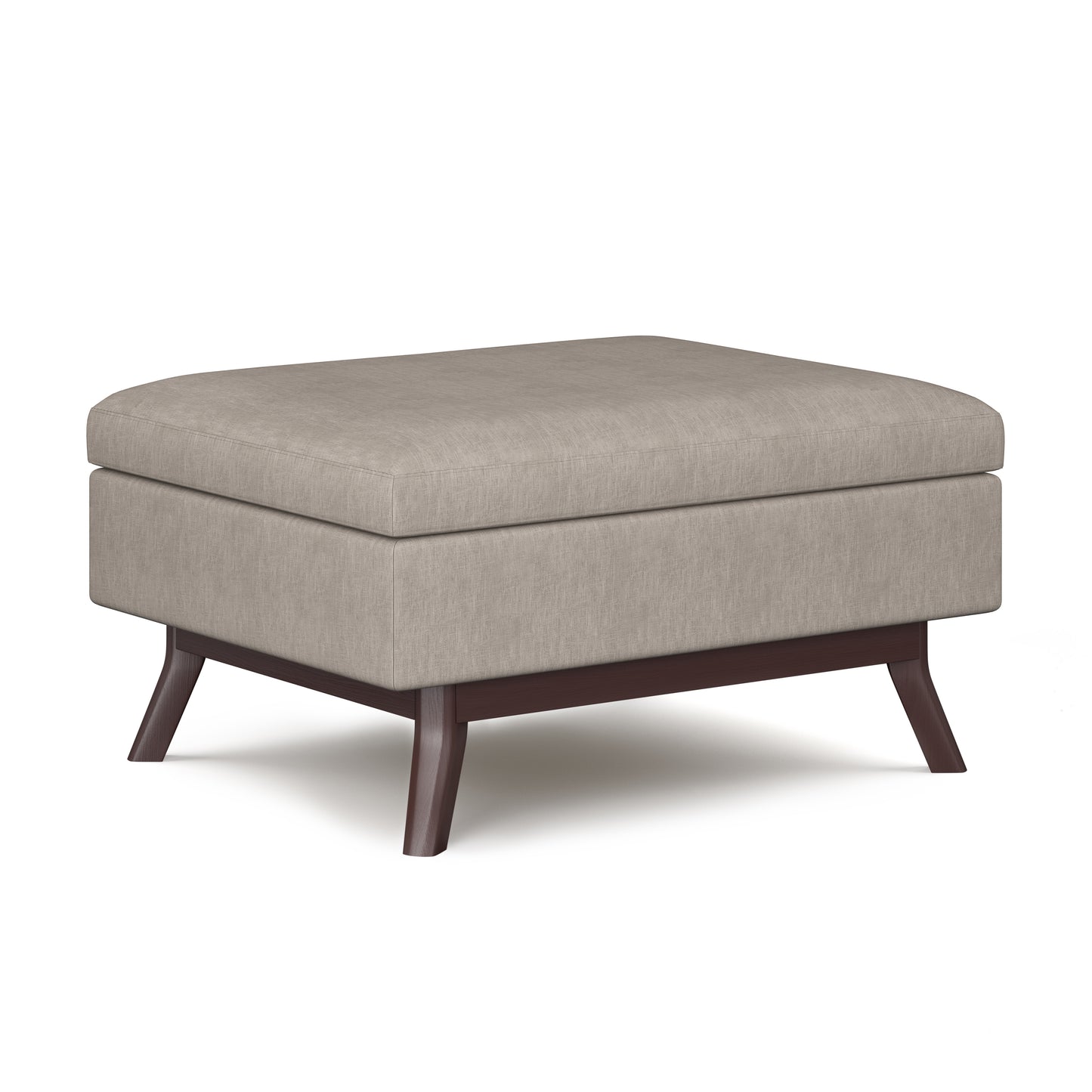 Owen Modern Storage Ottoman | Taupe - Default - bench