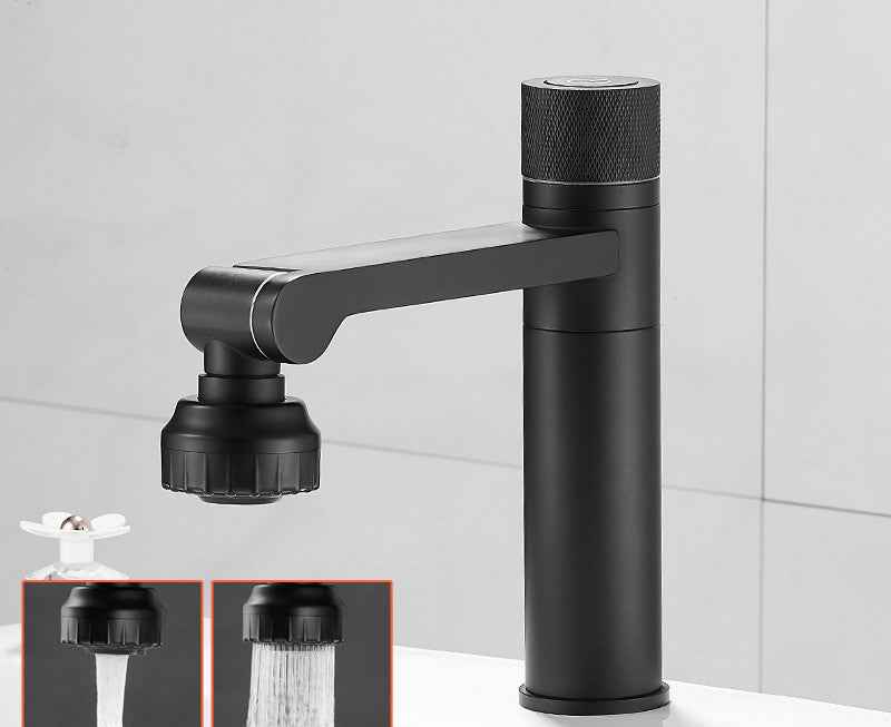 Majevio Single-Handle Bathroom Faucet - Black - black chrome chrome silver silver single handle