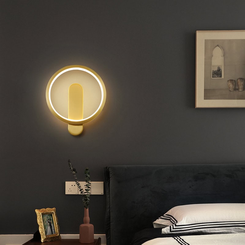 Odin Minimal Wall Lamp - - gold led wall lights