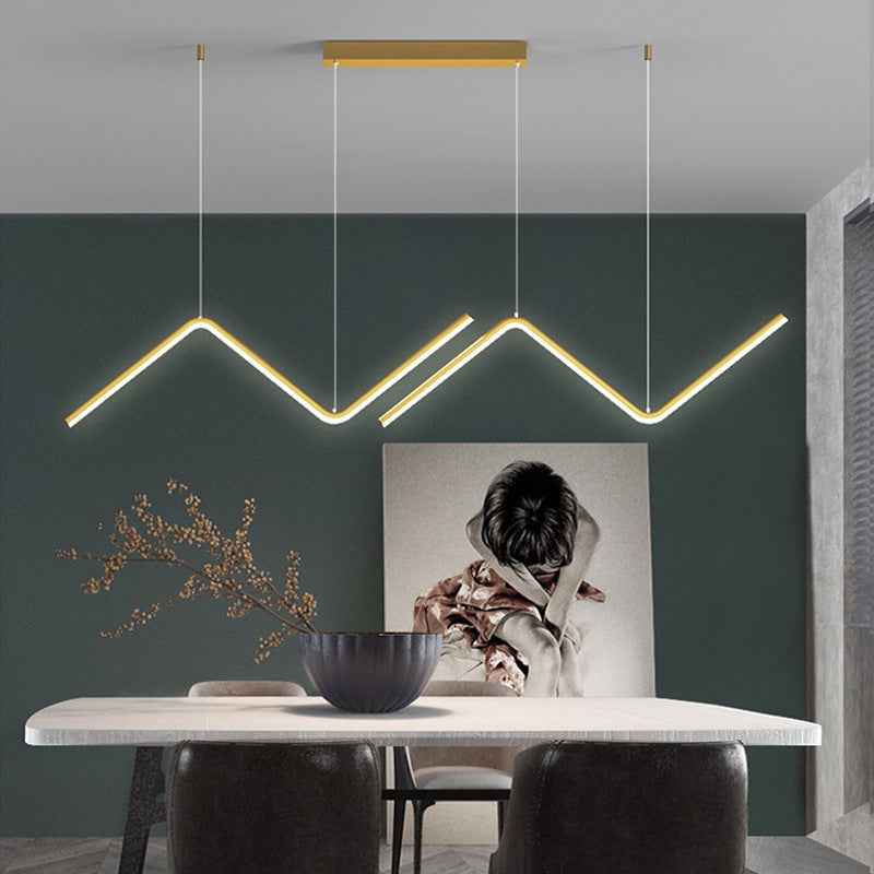 Quario Chandelier Light Fixture - Gold Threetone Dimming Light - black Chandelier gold