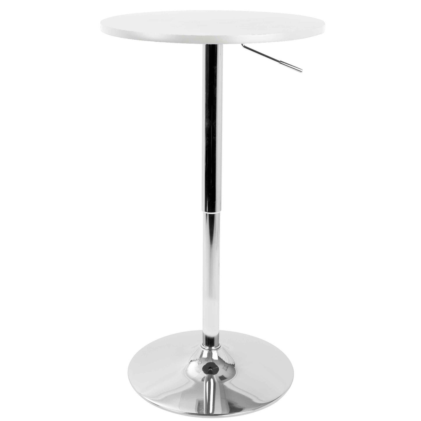 Mente Adjustable Bar Table | White - Default - bar table