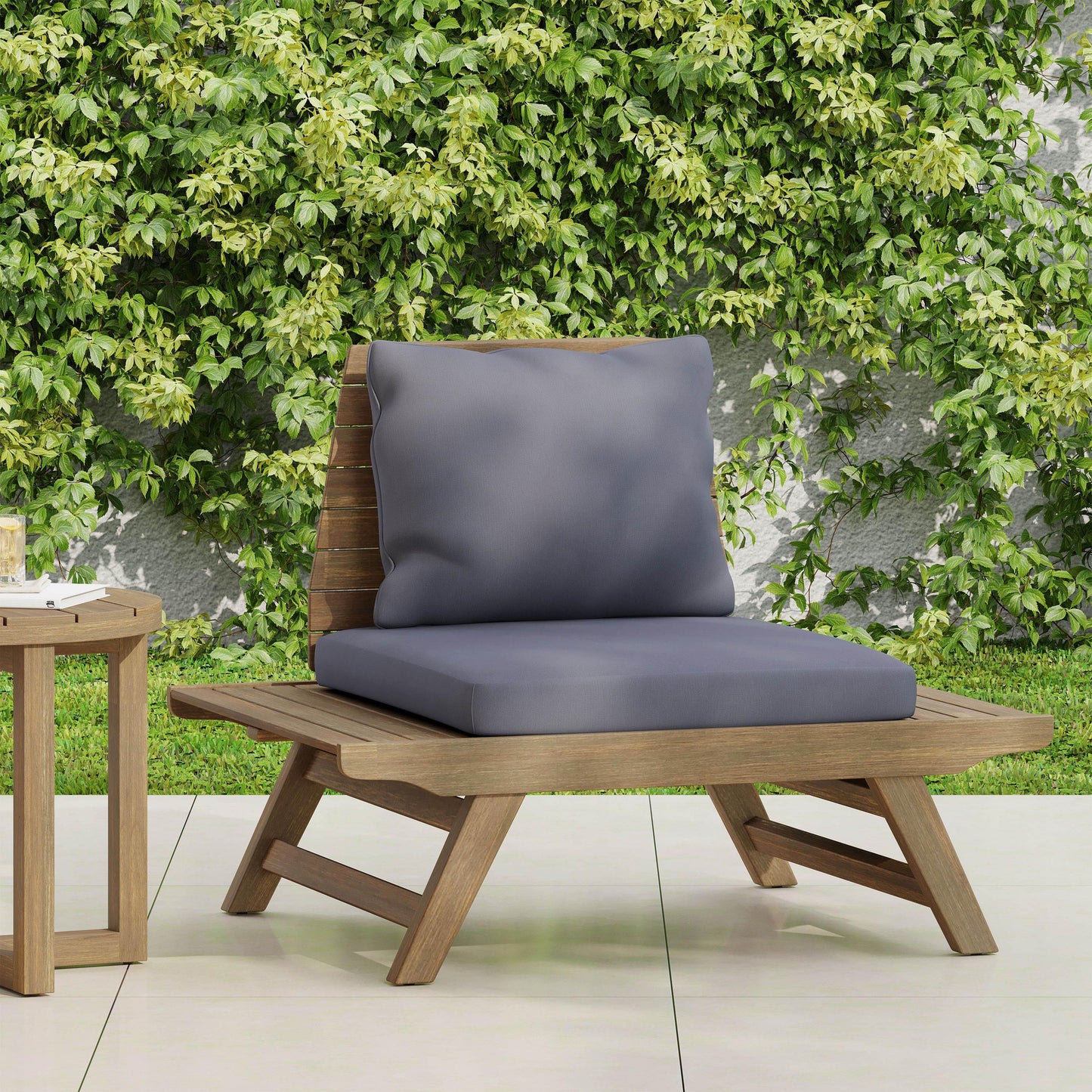 Sedona Garden Club Chair | Dark Gray - Default - garden furnishing