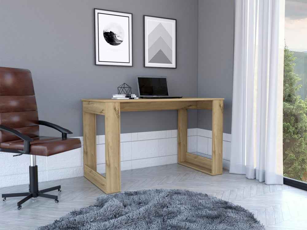 Aurora Office Desk | Light Oak - - desk light oak oak office Wood