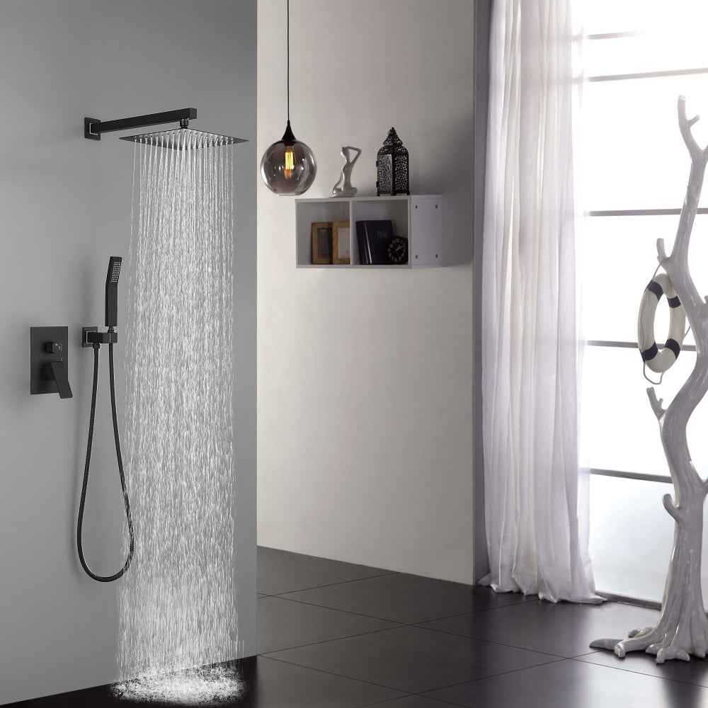 Etinow Rainfall Shower Set | Black - Default - shower sets