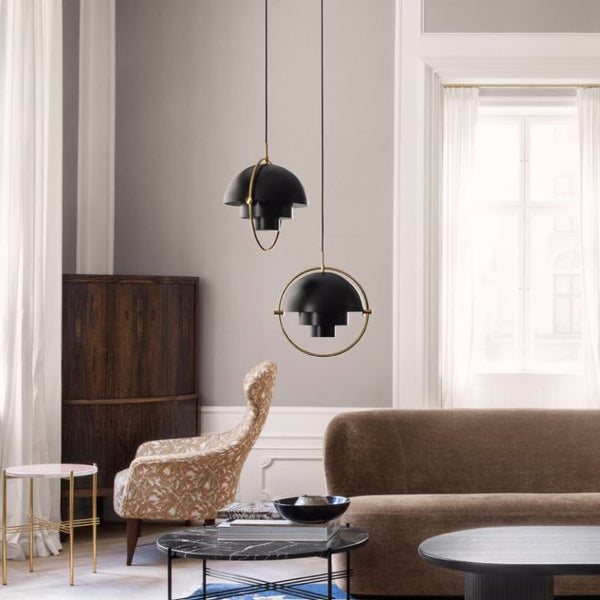 Tapit Pendant Light Fixture - Black - black blue Chandelier gold Pendant