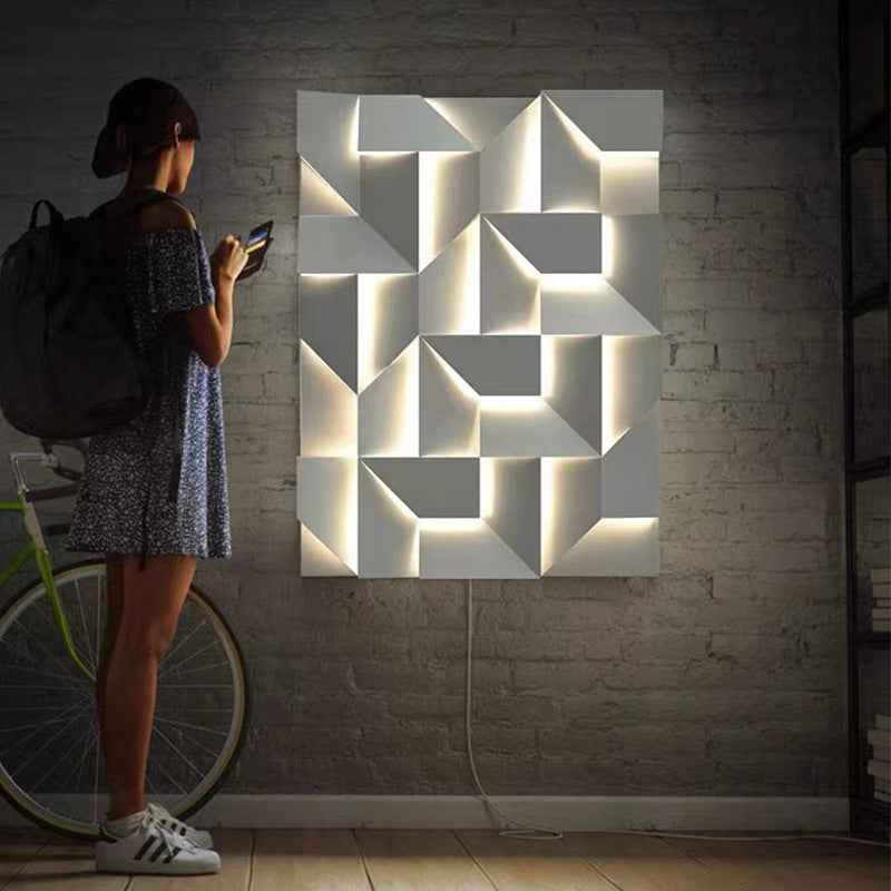 Irmari Sophisticated Wall Light - 75X105 cm - flush-mount led Wall Light white