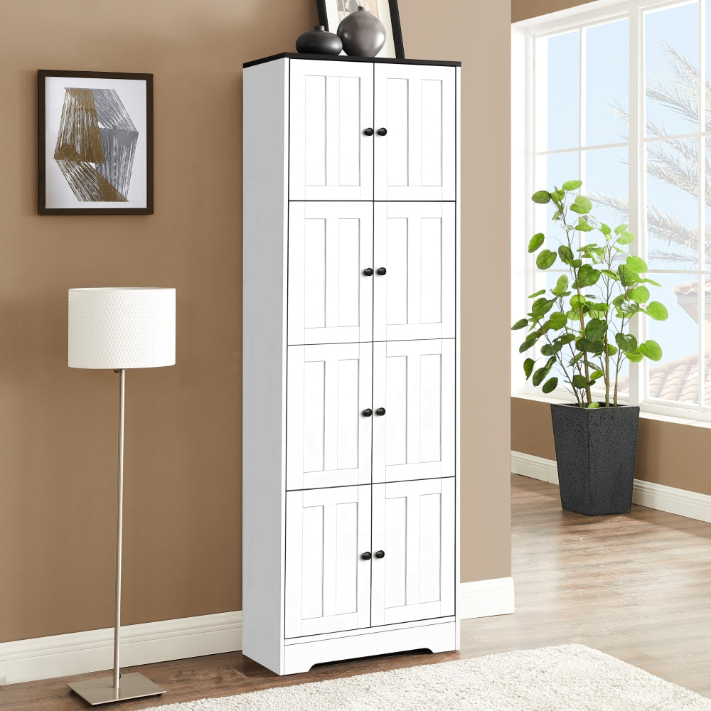 Tusin Storage Cabinet | White - - cabinet white wood