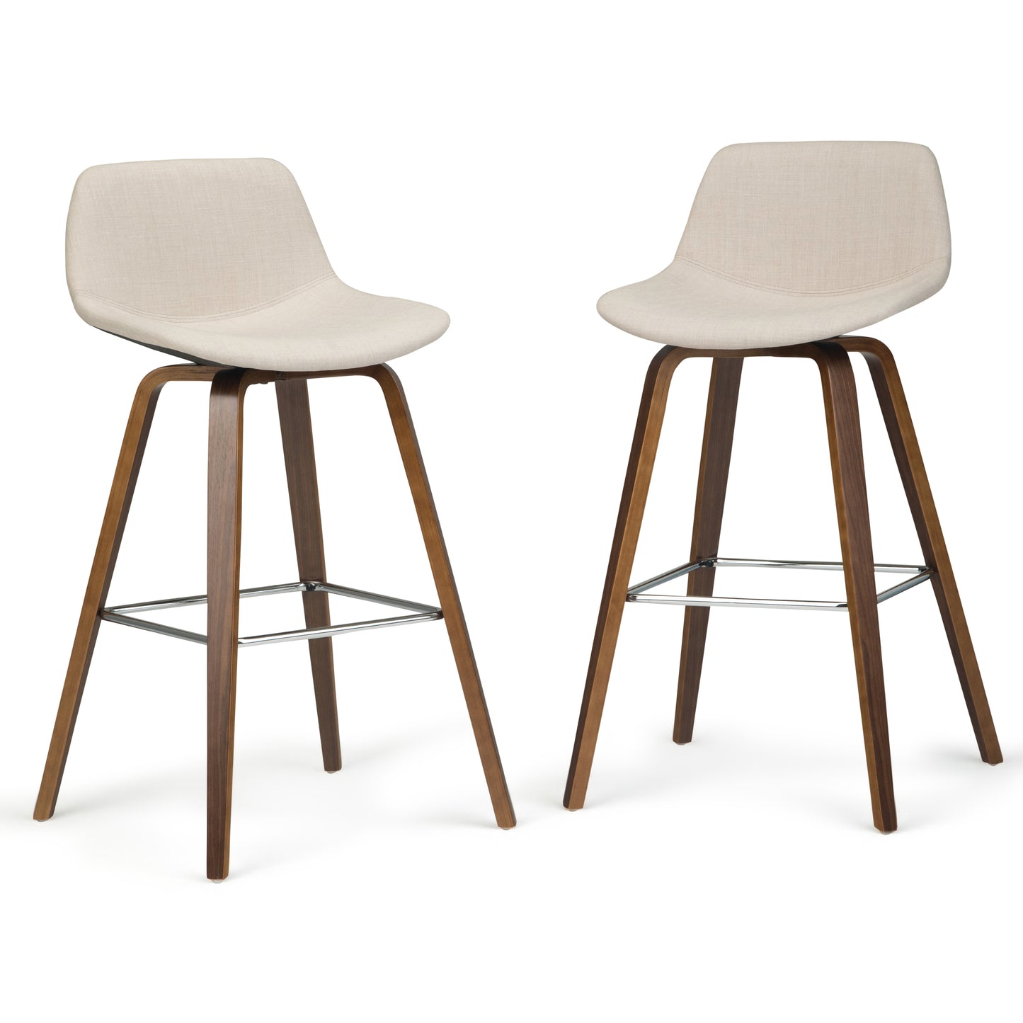 Randolph Counter Bar Stools | Set of 2 | Beige - Default - bar stools