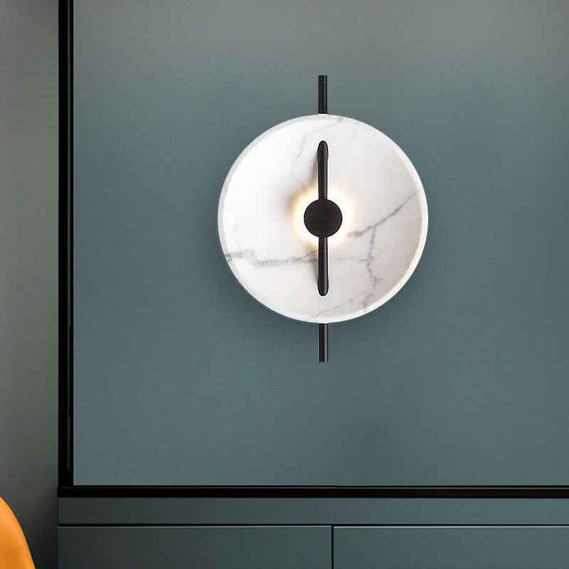 Acaer Circle Wall Light - Warm White Light Wall Lamp - flush-mount led Wall Light white
