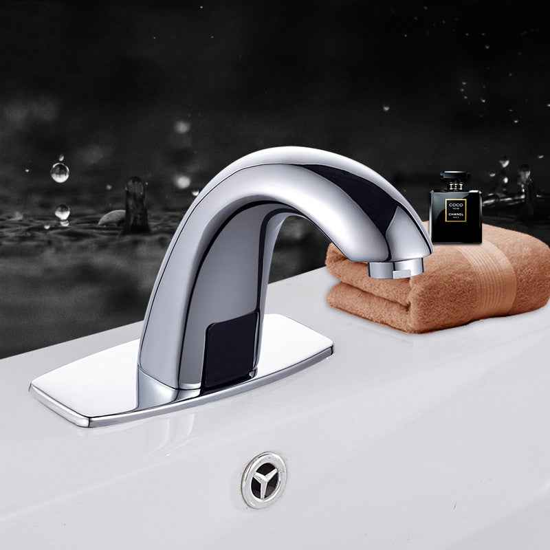 Genuvita Touchless Bathroom Faucet - - chrome chrome silver motion sensor sensor sensor faucet silver