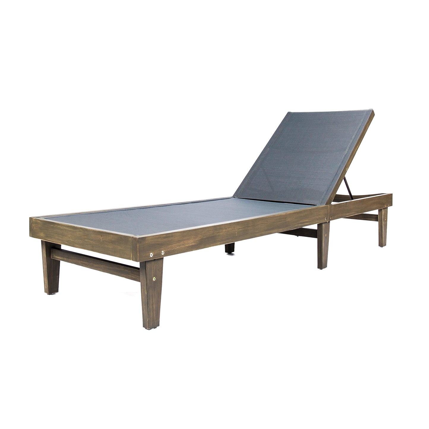 Wedige Deck Chair | Dark Grey - Default - garden furnishing