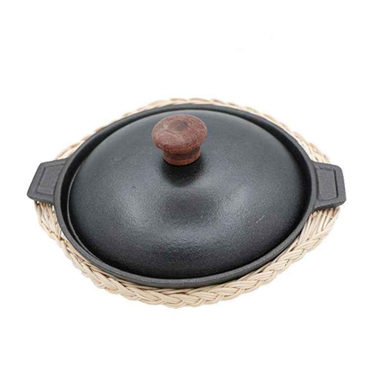 Cast-Iron Pot Induction Cooker - - black Cookware Pot